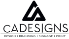 cadesigns logo background